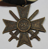 War Merrit Cross 2nd Class with Swords and Ribbon